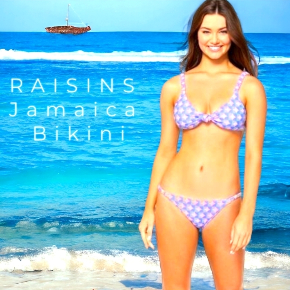 Raisins Womens Jaimaca 2-Piece Bikini Swim Suit In Hidden Gem Size Xl Nwt